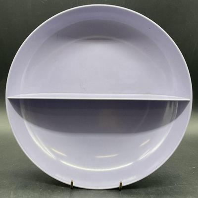 ROYALON INC. Vintage Purple Melmac Divided Dish
