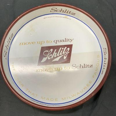 Vintage 1958 Schlitz Beer Tray
