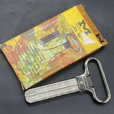 MONOPOL Robert Mondavi Vintage Cork Puller, Bx
