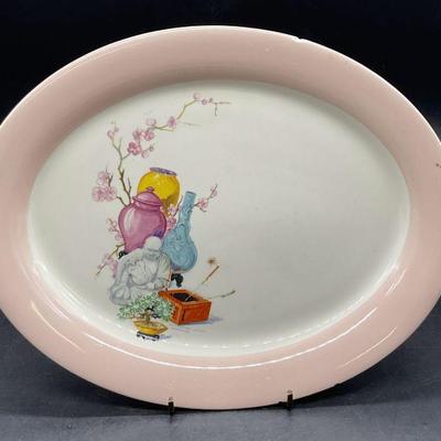 HLC SWING EGGSHELL USA Signed Porcelain Plate
