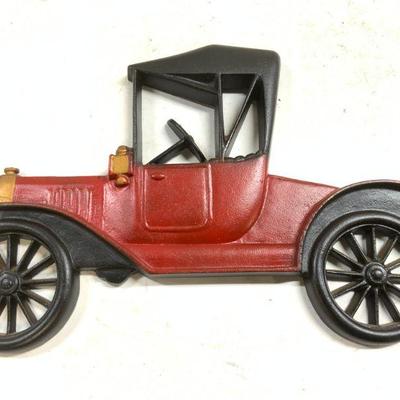 MIDWEST Vtg Cast Metal Ford Model T Wall Hanging
