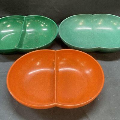 Lot 3 MCM Branchell Color Flyte Melmac Bowl
