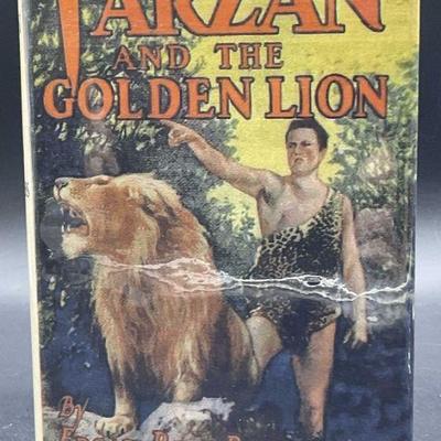 1924 TARZAN & THE GOLDEN LION Burroughs Illstr
