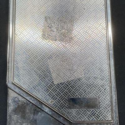 Vintage Silver Tone Cigarette Case

