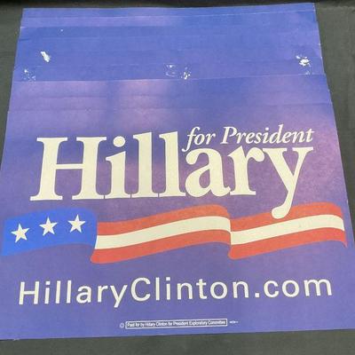 10 H Clinton 2016 Presidential Campaign Posters
