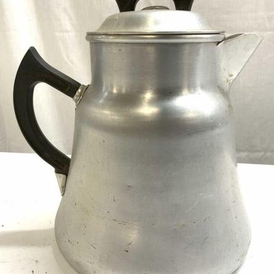 TACU CO Vintage Aluminum Teapot W Lid

