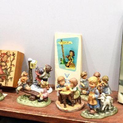 Hummel Goebel Lot of Figurines & Related Books
