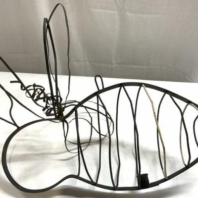 Vintage Hanging Metal Bumblebee Candle Holder
