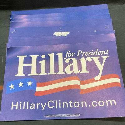 10 H. Clinton 2016 Presidential Campaign Posters
