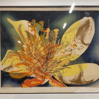 Signed Mary Gloson Wildflower Ltd Edt Print
