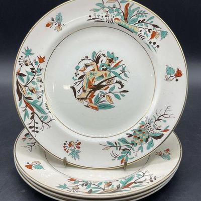 Set 4 PAREEK JOHNSON BROS ENGLAND Ceramic Plates

