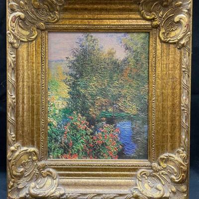 Framed Atelier America Monet Garden Repro
