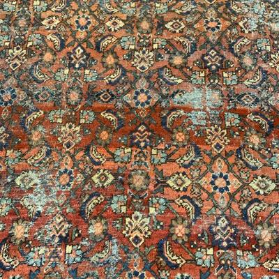 Vintage Handmade Persian Room Size Wool Rug
