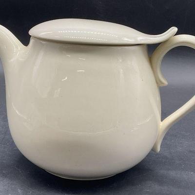 Vintage Ceramic Teapot, Lidded
