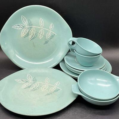 Set 12 RUSSEL WRIGHT MCM Melamine Dinnerware
