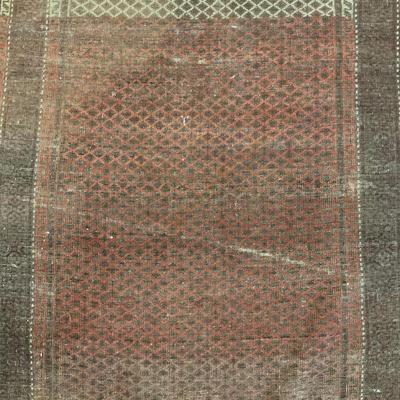 Vintage Handmade Persian Wool Area Rug
