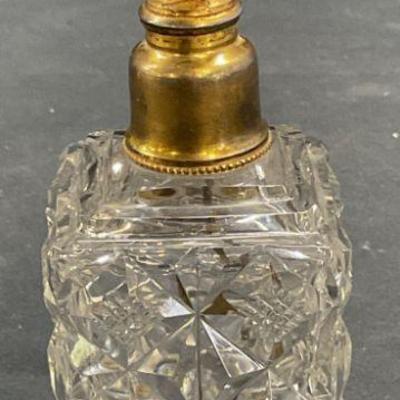 Vintage Cut Glass Perfume Bottle
