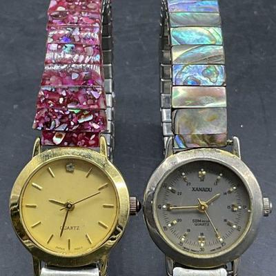 Lot 2 Vintage Stretch Wristwatches, XANADU +
