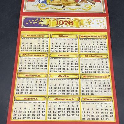 1976 The Spirit Of 76 Paper Calendar, Ephemera
