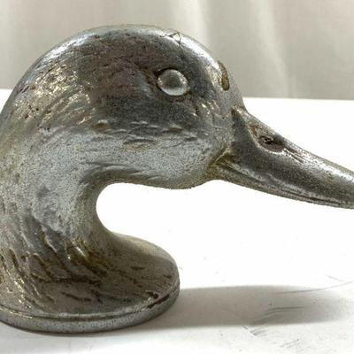 Vintage Pewter Duck Head Bottle Opener
