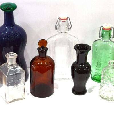Collection of Vases and Bottles
