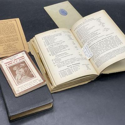 Lot 5 Vintage Religious Books & Pamphlets, 1927+

