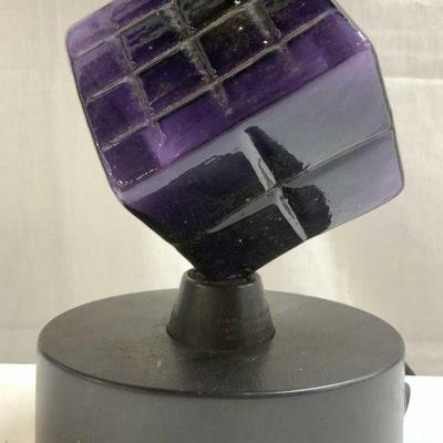 LUMISOURCE INC Glass Cube Lamp
