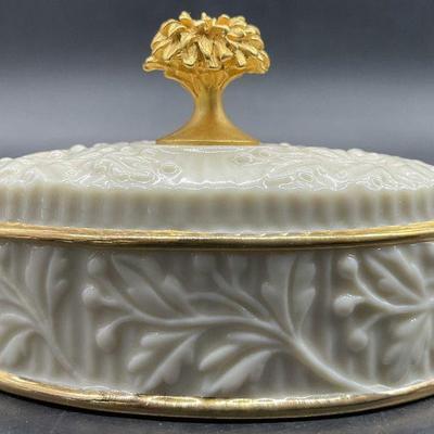 LENOX Handcrafted September Porcelain Trinket Box
