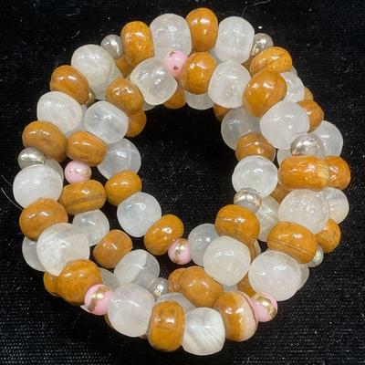 Vintage Glass Beaded Necklace
