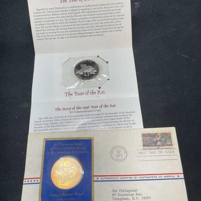 Lot 2 Sterling Silver Paul Revere First Issue +
