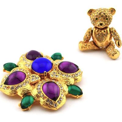 Joan Rivers Statement Brooches
