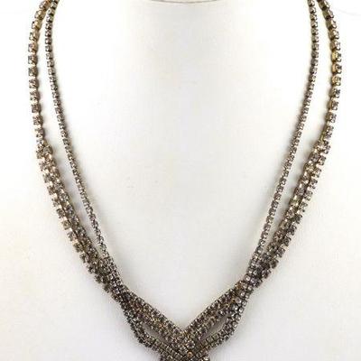 Vintage Rhinestone Necklaces & Bracelet
