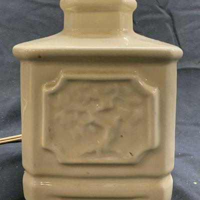 Vintage Ceramic Table Lamp Tan
