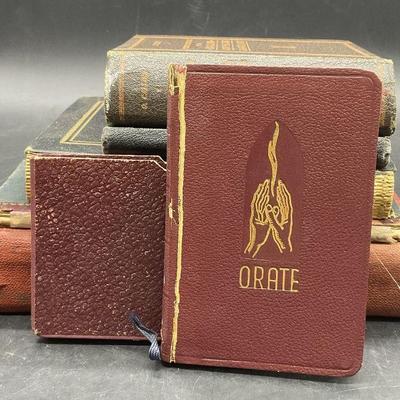 6 Antique Vintage Books & Notebooks, 1903 Woman +
