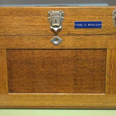 H. Gerstner & Sons Wood Cabinet