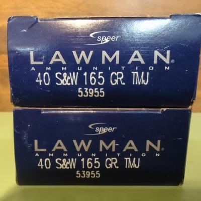 Speer Lawman 40 S&W 165 Grain NIB