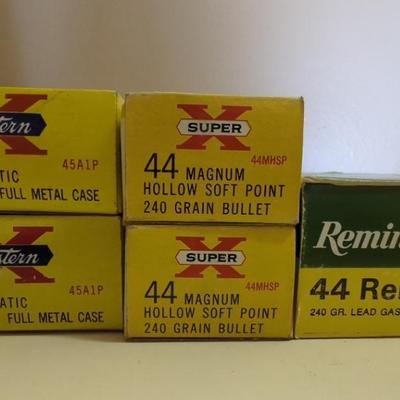 Mixed Lot .44 And .45 Caliber
