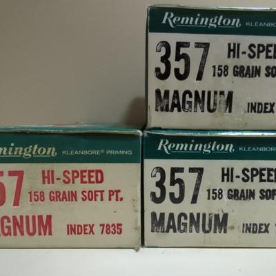 Vintage Remington 357 Magnum Unopened Boxes