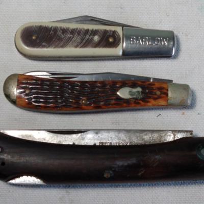 3 Fold Pocket Knives 