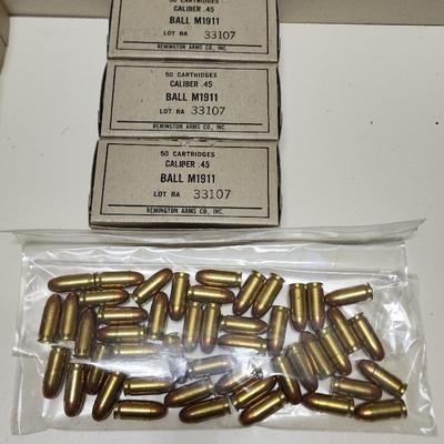 Ball Caliber .45  M1911