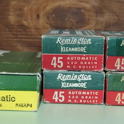 Mixed Lot Remington .45 Automatic 