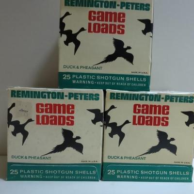 Vintage Remington-Peters Game Loads Unopened