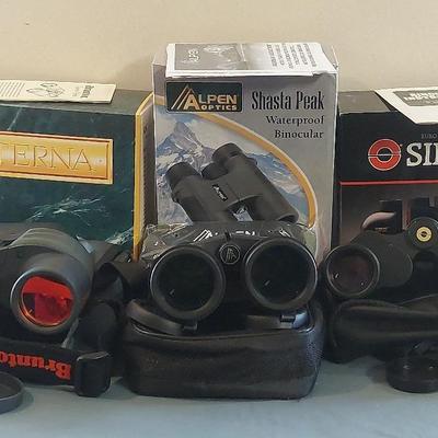 Binoculars: Brunton, Simmons, Alpen Optics
