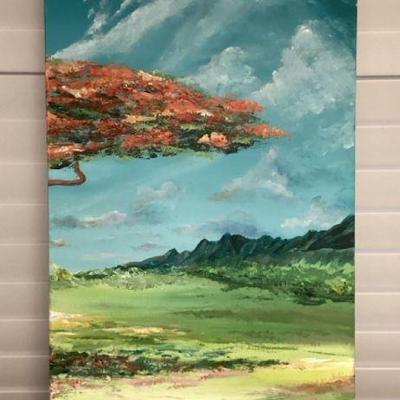 MMS201 Large Original Scenic Painting On Canvas