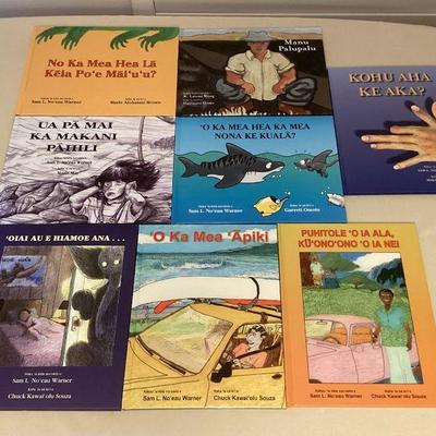 MMS009 Eight Children’s Hawaiian Hardcover Books New
