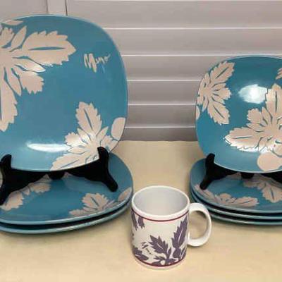 MMS144 Mamo Howell Ceramic Plate Sets & Mug
