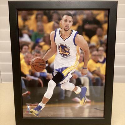 MMS054 Framed Stephen Curry Golden State Warriors Picture 