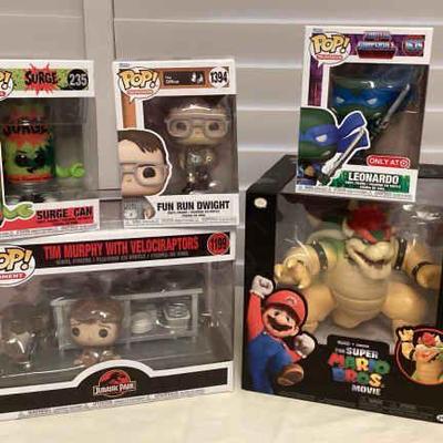 MMS171 Funko Pop! Vinyl Figurines & Super Mario Bros. Bowser Figurine New