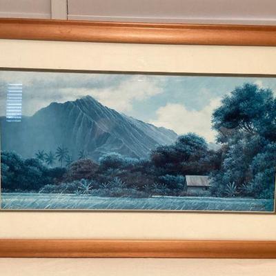 MMS086 Framed Gary Reed Scenic Picture Signed
