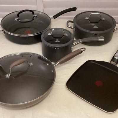 MMS005 Calphalon, Anolon & T-fal Pots & Pans